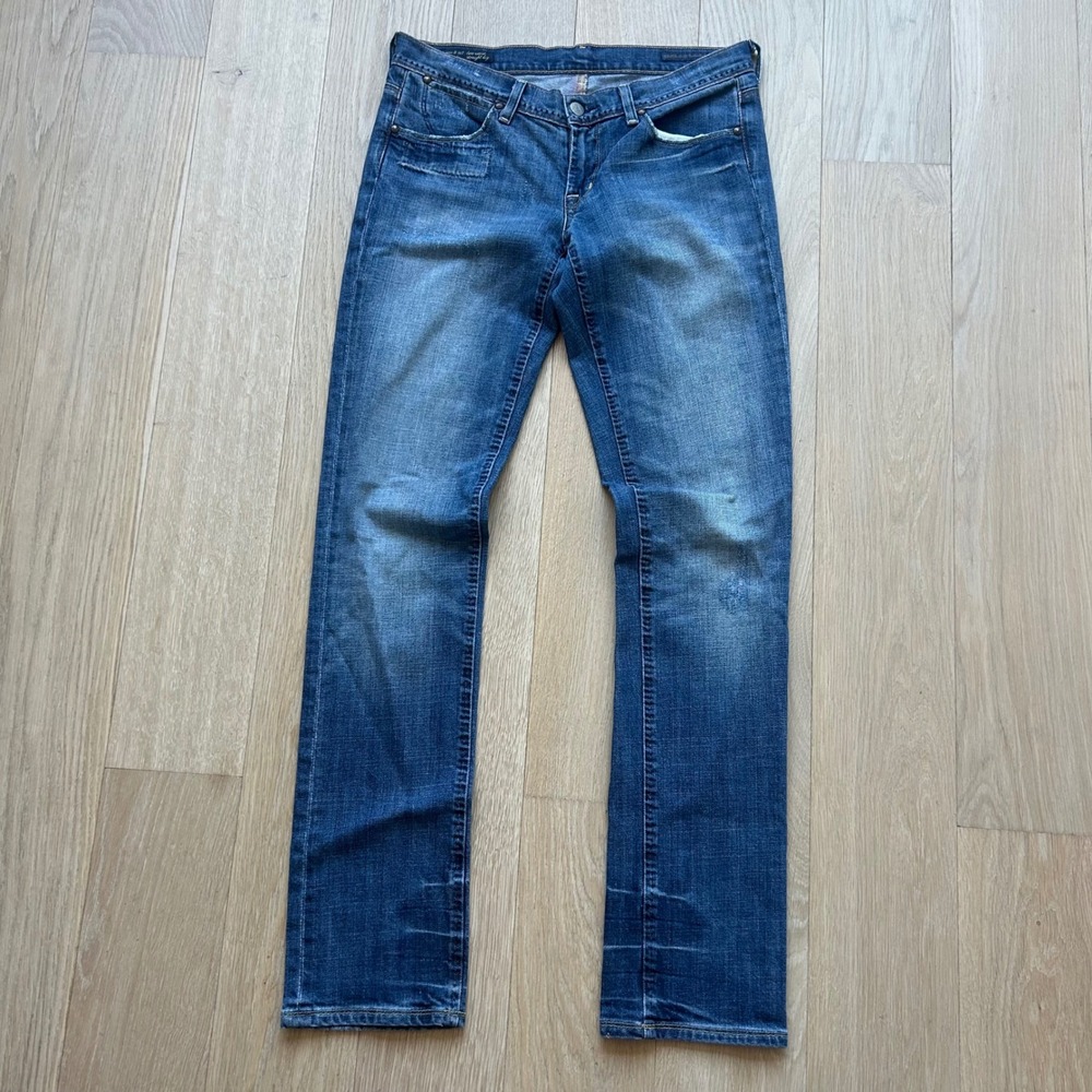 Citizens of Humanity Low Waist Straight Leg Jeans 29 Ava 142 Y2K Heart USA Made